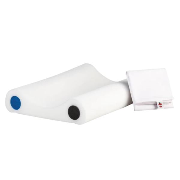 Pillow Double Core 24 in x 16 in Foam White Ea